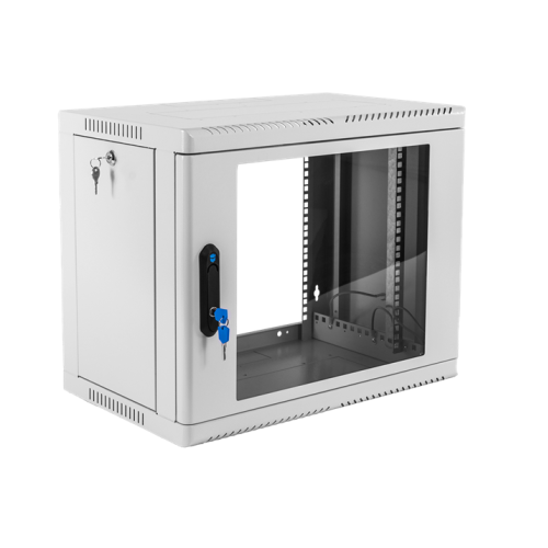 ЦМО Шкаф телекоммуникационный настенный сварной 9U (600  350) съёмные стенки, дверь стекло