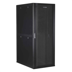 SMARTWATT Серверный шкаф Rack S-Series 42U 800x1200мм, двери с перфорацией, боковые панели 4шт и ролики в комплекте, черный (4512020620016)