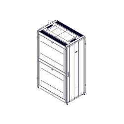 Systeme Electric Монтажный шкаф, серия Uniprom, 42U-750/1200, боковые панели 4шт, черный