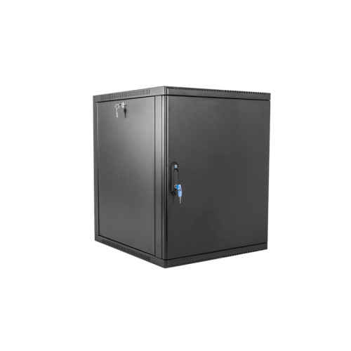 ЦМО Шкаф телекоммуникационный настенный сварной 12U (600  350) съёмные стенки, дверь металл, чёрный