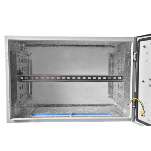 Шкаф уличный всепогодный настенный 6U (600х300), передняя дверь вентилируемая