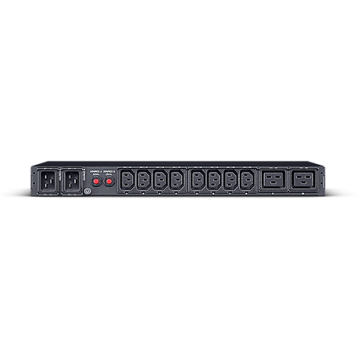 ATS CyberPower PDU24005 Metered, 1U type, 16Amp, plug IEC 320 C20, (8) IEC 320 C13 (2) IEC 320 C19