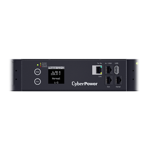 CyberPower PDU PDU83401 3ph 0U, Switched MBO;11.5kW/16A,SNMP, plug IEC 309-16A; (24) IEC 320 C13 (6) IEC 320 C19 NEW