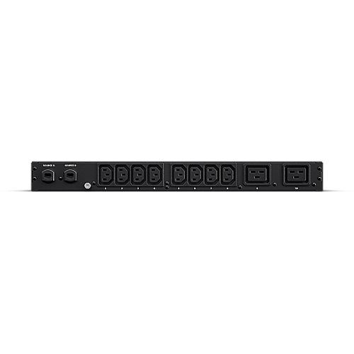 CyberPower ATS PDU20MHVCEE10AT Metered, 1U type, 16Amp, plug IEC 309 16A, (8) IEC 320 C13 (2) IEC 320 C19