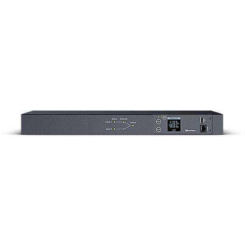 ATS CyberPower PDU24005 Metered, 1U type, 16Amp, plug IEC 320 C20, (8) IEC 320 C13 (2) IEC 320 C19