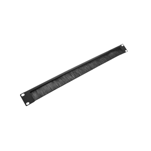 Горизонтальный кабельный органайзер со щёткой, 19