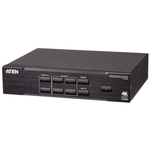 ATEN 4x2 True 4K Presentation Matrix Switch