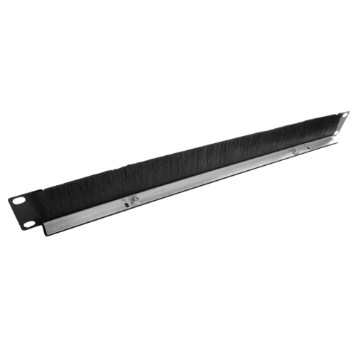 Горизонтальный кабельный органайзер со щёткой, 19