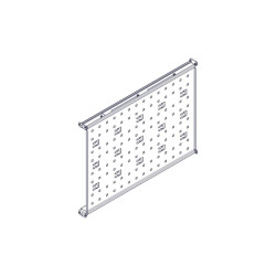 Systeme Electric, серия Uniprom, горизонтальная, стационарная полка 1U, 650мм, 120кг