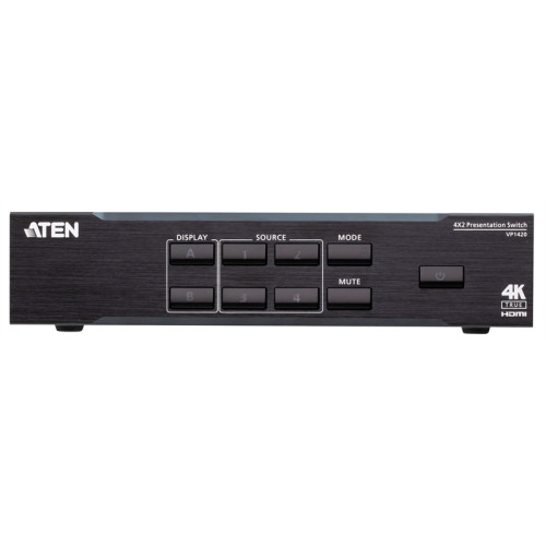 ATEN 4x2 True 4K Presentation Matrix Switch