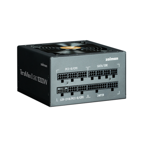 Zalman ZM1000-TMX2SE, 1000W, ATX12V v3.1, APFC, 12cm Fan, 80+ Gold Gen5.1, Full Modular, Retail