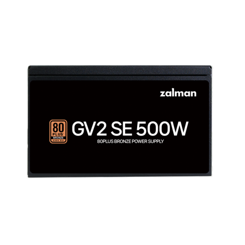 Zalman ZM500-GV2SE, 500W, ATX12V v2.52, APFC, 12cm Fan, 80+ Bronze, Retail