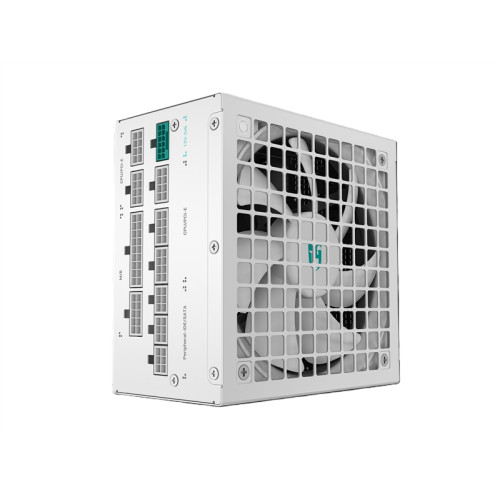 Deepcool GAMERSTORM PN1000M WH (ATX 3.1, 1000W, Full Cable Management, PWM 135mm fan, Active PFC, 80+ GOLD, Active PFC + Full Bridge SRC LLC + DC/DC ,Gen5 PCIe, белый) RET