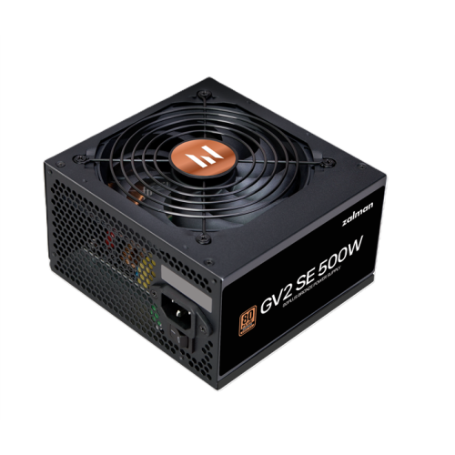 Zalman ZM500-GV2SE, 500W, ATX12V v2.52, APFC, 12cm Fan, 80+ Bronze, Retail