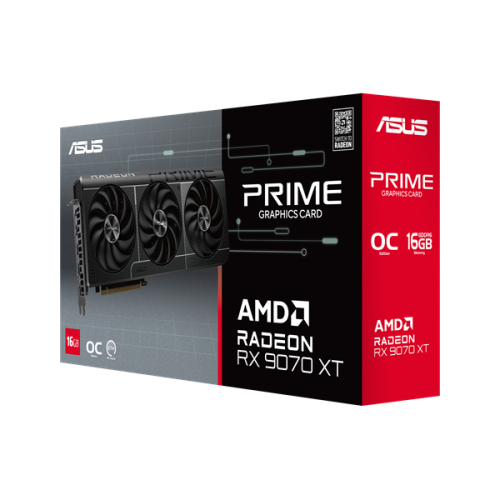 ASUS PRIME-RX9070XT-O16G//RX9070XT HDMI DP*3 16G D6; 90YV0L71-M0NA00