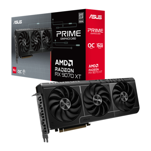 ASUS PRIME-RX9070XT-O16G//RX9070XT HDMI DP*3 16G D6; 90YV0L71-M0NA00