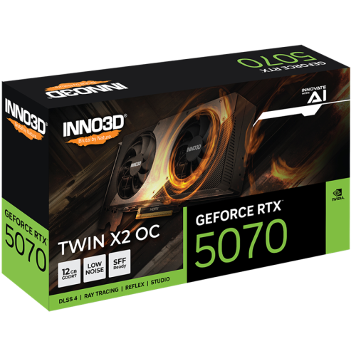 INNO3D RTX 5070 X2 OC//RTX5070, HDMI, DP*3, 12G,D7