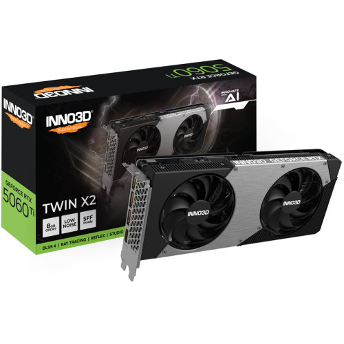 INNO3D RTX 5060 Ti Twin X2//RTX5060Ti, HDMI, DP*3, 8G,D7