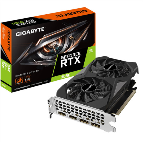 GIGABYTE RTX3050 WINDFORCE OC 6GB//RTX3050, HDMI*2, DP*2, 6G,D6