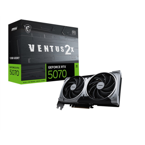MSI RTX 5070 12G VENTUS 2X OC//RTX 5070, HDMI, DP*3, 12G, D7
