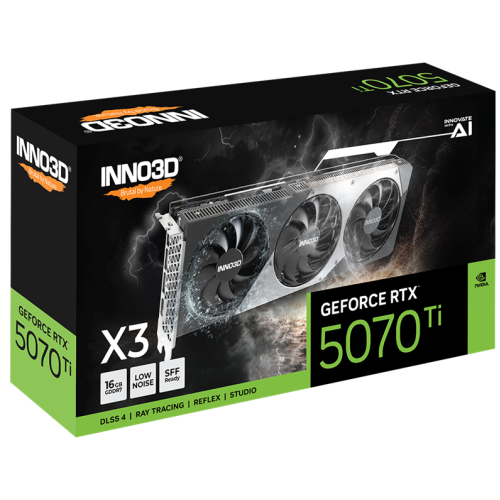 INNO3D RTX 5070 Ti X3//RTX5070Ti, HDMI, DP*3, 16G,D7