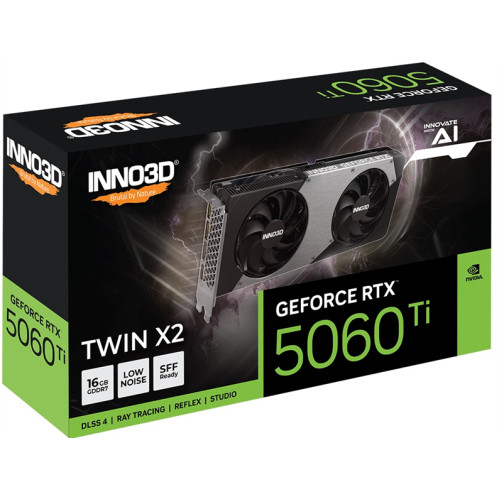 INNO3D RTX 5060 Ti Twin X2//RTX5060Ti, HDMI, DP*3, 16G,D7