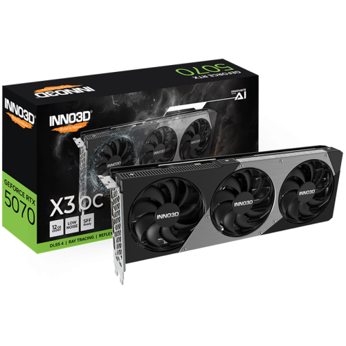 INNO3D RTX 5070 X3 OC//RTX5070, HDMI, DP*3, 12G,D7