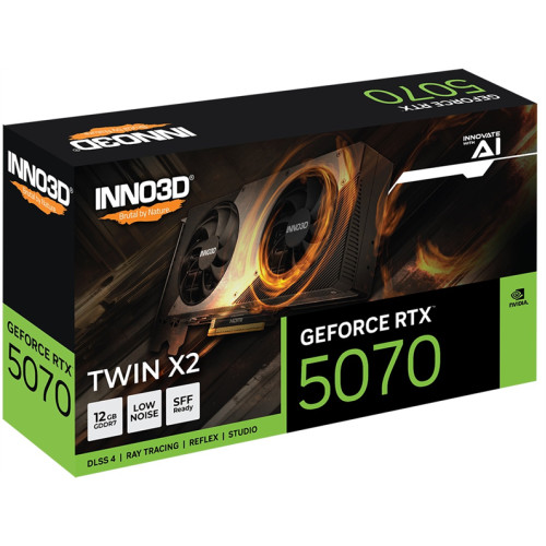 INNO3D RTX 5070 Twin X2//RTX5070, HDMI, DP*3, 12G,D7