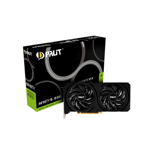 PALIT NE64060019P1-1070L RTX4060 INFINITY 2 8GB GDDR6 128bit 3-DP HDMI