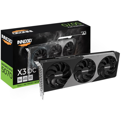 INNO3D RTX 5070 X3 OC//RTX5070, HDMI, DP*3, 12G,D7
