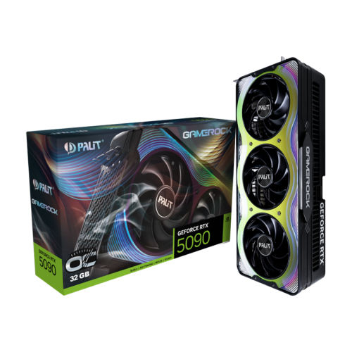 PALIT NE75090S19R5-GB2020G RTX5090 GAMEROCK OC 32GB GDDR7 512bit 3-DP HDMI
