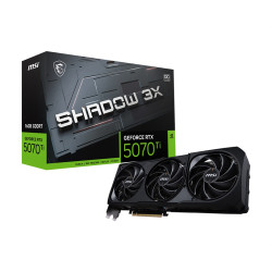 MSI RTX 5070 Ti 16G SHADOW 3X OC//RTX 5070, HDMI, DP*3, 16G, D7