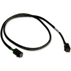 LSI Cable CBL-SFF8643-10M (LSI00405/05-26112-00), SFF8643-SFF8643 Кабель данных MiniSAS, длина 100cm, наконечники: SFF8643(контроллер)-SFF8643(корзина)