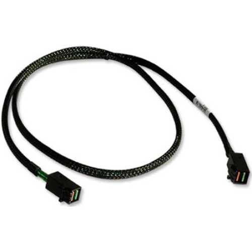 LSI Cable CBL-SFF8643-10M (LSI00405/05-26112-00), SFF8643-SFF8643 Кабель данных MiniSAS, длина 100cm, наконечники: SFF8643(контроллер)-SFF8643(корзина)