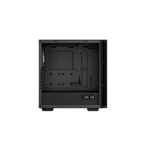 Deepcool CH560 DIGITAL без БП, боковое окно (закаленное стекло), 3x140мм ARGB вентилятор спереди и 1x120мм ARGB вентилятор сзади, черный, ATX