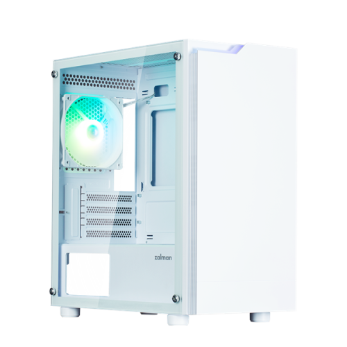 ZALMAN T4 PLUS, MATX, WHITE, WINDOW, 1 x Combo (3.5'' or 2.5''), 1x3.5'', 2x2.5