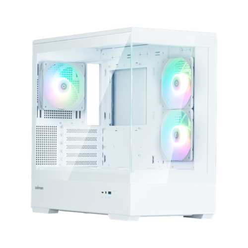 ZALMAN P30 V2, MATX, WHITE, WINDOW, 2x3.5