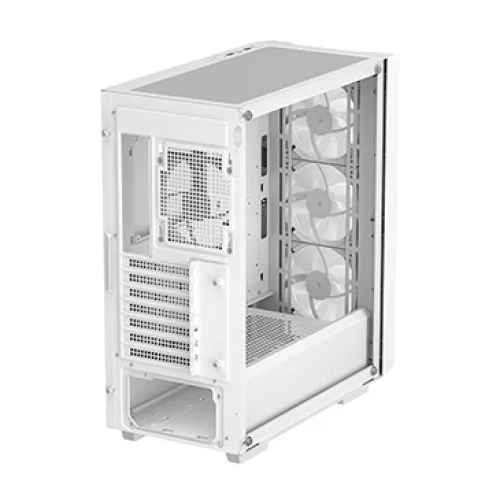 Deepcool CC560 MESH V2 WH без БП, боковое окно (закаленное стекло), 3x120мм ARGB LED вентилятор спереди и 1x120мм ARGB LED вентилятор сзади, белый, ATX