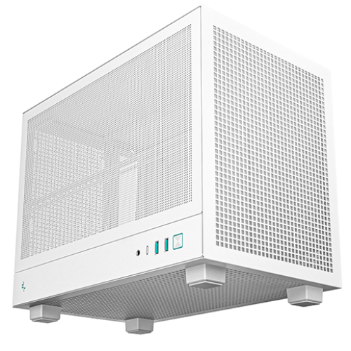 Deepcool CH160 MESH WH без БП, белый, MINI-ITX