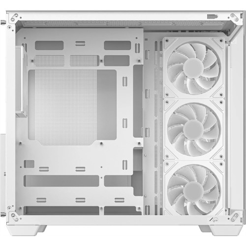 Deepcool CG530 4F WH без БП, боковое окно (панорама), 3x120мм ARGB Reverce вентилятора на боковой стенке, 1x120мм ARGB вентилятор сзади, белый, ATX