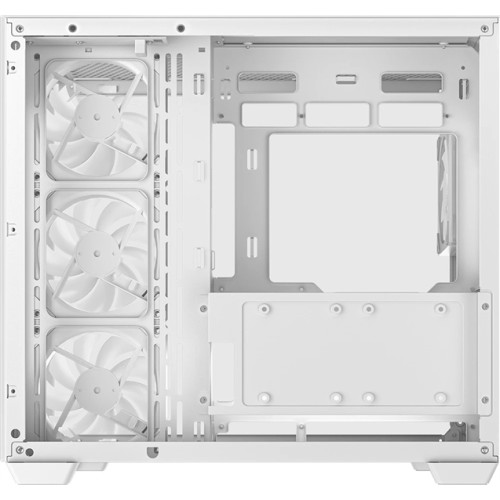 Deepcool CG530 4F WH без БП, боковое окно (панорама), 3x120мм ARGB Reverce вентилятора на боковой стенке, 1x120мм ARGB вентилятор сзади, белый, ATX