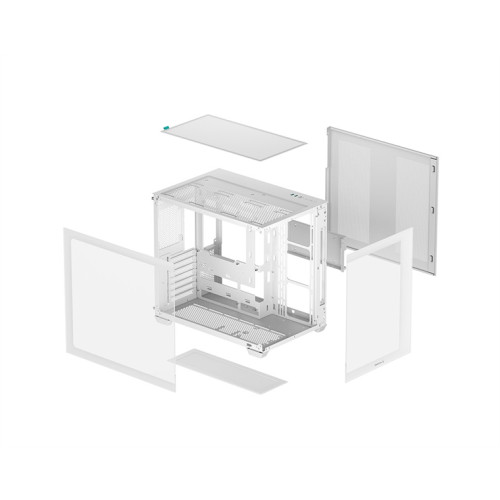 Deepcool CG530 WH без БП, боковое окно (панорама), белый, ATX