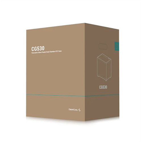Deepcool CG530 без БП, боковое окно (панорама), черный, ATX