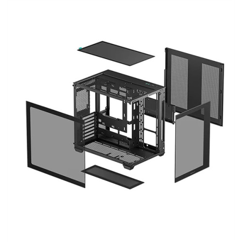 Deepcool CG530 без БП, боковое окно (панорама), черный, ATX