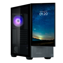 ZALMAN Z10 DS, ATX, BLACK, WINDOW, built-in 15.6-inch FHD display, 2x3.5