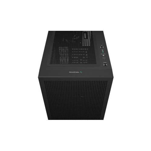 Deepcool CH560 DIGITAL без БП, боковое окно (закаленное стекло), 3x140мм ARGB вентилятор спереди и 1x120мм ARGB вентилятор сзади, черный, ATX
