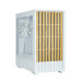 ZALMAN P10 NAMU, MATX, WHITE, WINDOW, FRONT COVER WALNUT, 2x3.5
