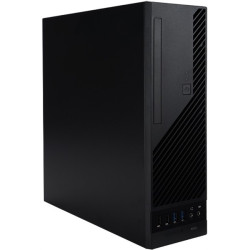 Slim Case Powerman KI331 Black РМ-300SFX 80+ UBS2.0*2+USB 3.1*2+A(HD)+Front fan 80x80x15mm*1, Micro-ATX, mini-ITX
