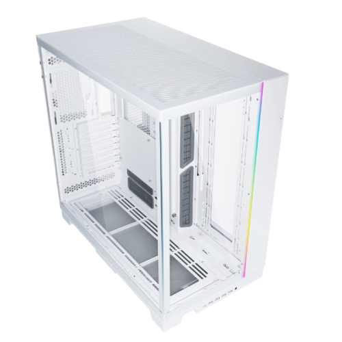 LIAN LI O11 Dynamic EVO XL White, Large Case: EATX(under 280mm)/ATX/MICRO-ATX/MINI-ITX, 4xUSB 3.0, 1xUSB Type-C, 1xAudio, Included Fans: none
