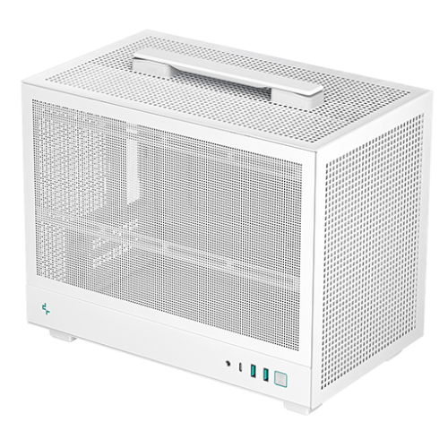 Deepcool CH160 MESH WH без БП, белый, MINI-ITX